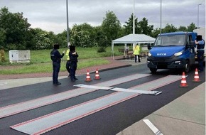 Polizeipräsidium Südosthessen: POL-OF: Kontrollwoche "Truck & Bus": Einige Verstöße bei gezielten Überprüfungen - Autobahn 45 / Parkplatz "Pfingstweide"