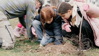 Bauhaus AG: Beitrag zu mehr Biodiversität und Klimaschutz in der Stadt: BAUHAUS pflanzt erste Waldinsel zum 65. Jubiläum