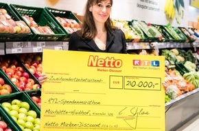 Netto Marken-Discount Stiftung & Co. KG: Engagement für bedürftige Kinder: Netto-Spendenaktion bringt 210.000 Euro für hilfsbedürftige Kinder