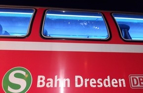 Bundespolizeiinspektion Dresden: BPOLI DD: Zeugen gesucht: Fensterscheibe der S-Bahn beschädigt