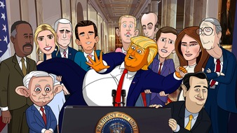 Sky Deutschland: Die Showtime-Animationsserie "Our Cartoon President" im Februar exklusiv bei Sky