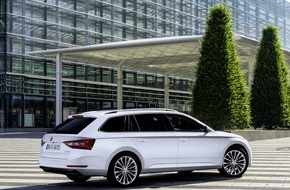 Skoda Auto Deutschland GmbH: Neuer SKODA Superb: Zwei neue Motoren sowie weitere Antriebs- und Getriebekombinationen ab sofort bestellbar (FOTO)