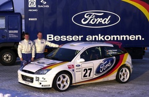 Ford-Werke GmbH: Armin Kremer beim Saisonstart bei der "Monte" erstmals auf Ford Focus RS WRC