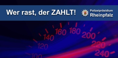 Polizeidirektion Neustadt/Weinstraße: POL-PDNW: Geschwindigkeitskontrollen im Stadtgebiet
