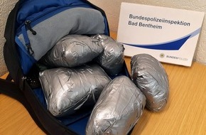 Bundespolizeiinspektion Bad Bentheim: BPOL-BadBentheim: 5,7 Kilo einer mutmaßlichen Designerdroge beschlagnahmt