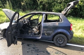 Polizeidirektion Wittlich: POL-PDWIL: Fahrzeugbrand