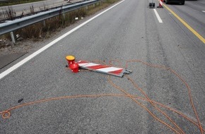 Polizeidirektion Kaiserslautern: POL-PDKL: A6/Unfall im Baustellenbereich - Zeugen gesucht