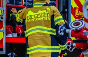 Feuerwehr Xanten: FW Xanten: Rauchmelder verhindert Schlimmeres