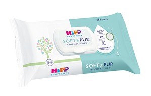 HiPP GmbH & Co. Vertriebs KG: Pressemitteilung: HiPP Babysanft Soft & Pur Feuchttücher