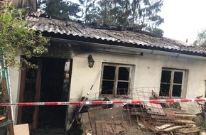 Polizeiinspektion Nienburg / Schaumburg: POL-NI: Brand eines Einfamilienhauses im Ortsteil Schäferhof-Kattriede