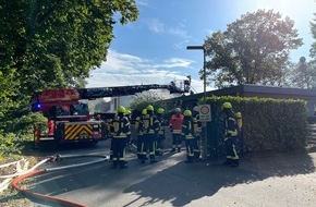 Kreisfeuerwehr Rotenburg (Wümme): FW-ROW: Einliegerwohnung bei Feuer komplett zerstört