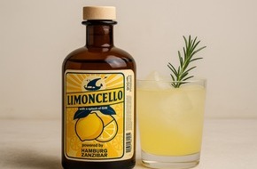 Hamburg-Zanzibar: Frischer Sommer-Genuss trifft Zero Waste: Limoncello mit einem Hauch Gin - handgemacht in Hamburgs kleinster Destille