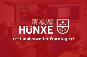 Freiwillige Feuerwehr Hünxe: FW Hünxe: Landesweiter Warntag am 13. März