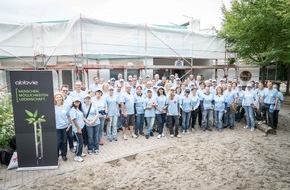 AbbVie Deutschland GmbH & Co. KG: AbbVie-Mitarbeiter mit "Helfenden Händen" in der Kita Wolfsgrube