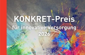 Lilly Deutschland Stiftung: Ausschreibung KONKRET-Preis 2026: Neues Setting, erh&ouml;htes Preisgeld / Lilly Deutschland Stiftung intensiviert Innovationsf&ouml;rderung in der Gesundheitsversorgung