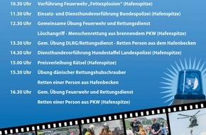 Bundespolizeiinspektion Flensburg: BPOL-FL: Presseeinladung - Nur noch 2 Tage bis zum 3. Flensburger Blaulichttag