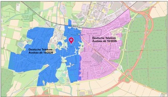 Deutsche Telekom AG: Glasfaser für Dieburg: Telekom plant großflächigen Ausbau
