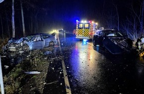 Feuerwehr Helmstedt: FW Helmstedt: Schwerer Verkehrsunfall auf der B244