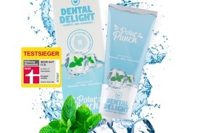 FRIENDS OF DENTS GMBH: Spitzenreiter der Meisterklasse! Die Start-up Marke DENTAL DELIGHT fährt TESTSIEG bei Stiftung Warentest mit der Bestnote SEHR GUT (Note 1,2) ein