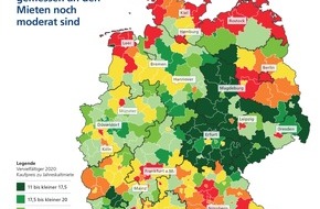 Postbank: Postbank Wohnatlas 2021 / Preise für Wohneigentum steigen weiter schneller als Mieten