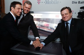Deutsche Bahn AG: www.im ICE: Deutsche Bahn und T-Mobile starten drahtlosen Internetzugang im ICE und Bahnhof