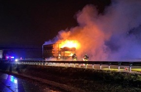 Polizeidirektion Landau: POL-PDLD: Lkw-Brand