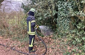 Feuerwehr Schermbeck: FW-Schermbeck: Bodenfeuer