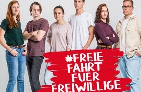 Deutsches Rotes Kreuz in Hessen Volunta gGmbH: DRK Volunta unterstützt Forderung nach kostenfreier ÖPNV-Nutzung für Freiwillige / #freiefahrtfuerfreiwillige: Aktionstag am 5. Dezember 2022