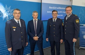 Polizeipräsidium Schwaben Nord: POL Schwaben Nord: Neuer Leiter des Kriminalfachdezernats 1 Augsburg