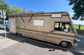 Kreispolizeibeh&ouml;rde Soest: POL-SO: Besonders "luftiges" Wohnmobil bei Schwerpunkteinsatz aus dem Verkehr gezogen