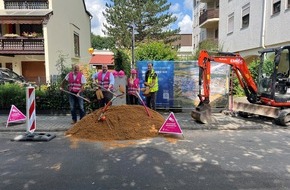 Deutsche Telekom AG: Spatenstich: Telekom startet mit gefördertem Glasfaserausbau in Stockstadt