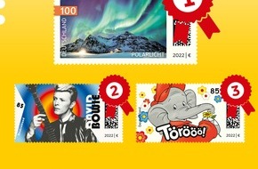 Deutsche Post DHL Group: PM: „Polarlicht“ ist Deutschlands schönste Briefmarke 2022