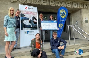 Polizei Bochum: POL-BO: Spende unterstützt Präventionsarbeit der Initiative "Kurve kriegen"