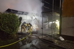 Polizeipräsidium Neubrandenburg: POL-NB: Brand in der Wolgaster Landstraße in Greifswald (Landkreis Vorpommern-Greifswald)