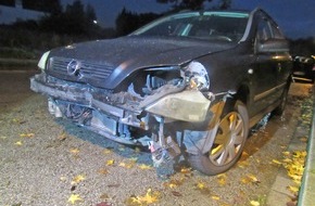 Polizei Mettmann: POL-ME: Junger PKW-Fahrer verunfallt mit Alkohol am Steuer - Velbert - 2010062