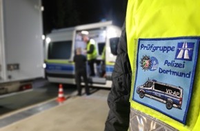 Polizei Dortmund: POL-DO: Stillstand für den Spediteur: Prüfdienst der Autobahnpolizei erkennt technisch manipulierte Lkw-Technik