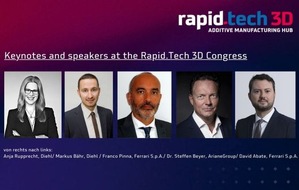 Rapid.Tech 3D 2023 eröffnet mit Ferrari-Keynote