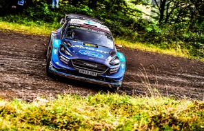 Ford Fiesta WRC auf sieben von 22 Wertungsprüfungen das schnellste Auto der WM-Rallye Großbritannien