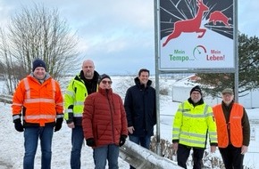 Polizeiinspektion Northeim: POL-NOM: Wildwarntafeln sollen Verkehrsteilnehmende zusätzlich sensibilisieren
