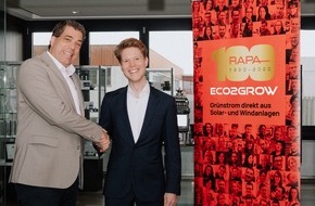 ECO2GROW GmbH: RAPA Automotive und ECO2GROW bündeln Kräfte zur Förderung einer nachhaltigen Energiezukunft für den Mittelstand