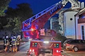Feuerwehr Radolfzell: FW-Radolfzell: Kleinbrand auf Dach