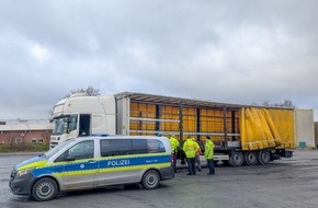 Polizei Korbach: POL-KB: Diemelstadt - Schwerpunktkontrolle der Polizei im Rahmen der europäischen Aktionswoche ROADPOL "Truck and Bus"
