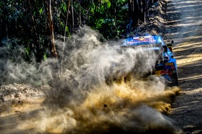 Rallye Portugal: Ott Tänak übernimmt mit dem Puma Hybrid Rally1 von M-Sport Ford wieder Platz zwei der Fahrerwertung