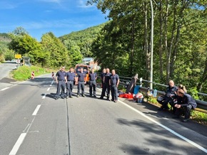 FW-PL: Feuerwehr Plettenberg im Einsatz beim P-Weg Sportwochenende