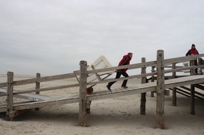 Saisoner&ouml;ffnung in St. Peter-Ording - die Strandkorbsaison beginnt