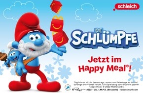McDonald's Deutschland: Mit kleinen Schlümpfen, Großes bewegen - Exklusive Schlumpf-Figuren von Schleich® im Happy Meal®