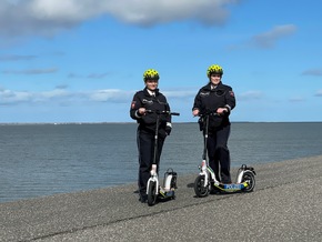 POL-OS: Bundesweit erste Polizei-E-Scooter fahren auf Norderney