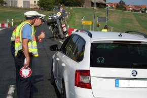POL-HR: Gem. Malsfeld-Elfershausen - Spektakuläre Aktion der Polizei am &quot;Europäischen Tag ohne einen Verkehrstoten - EDWARD&quot;