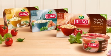 Arla Foods Deutschland GmbH: Arla Buko warm & cremig - der erste Frischkäse für warmen Genuss (mit Bild)