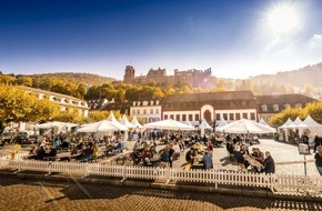 Heidelberg Marketing GmbH: 3. Heidelberger Weindorf lockt auf den Karlsplatz